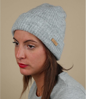 gorro solapa gris jaspeado Witzia Beanie heather grey